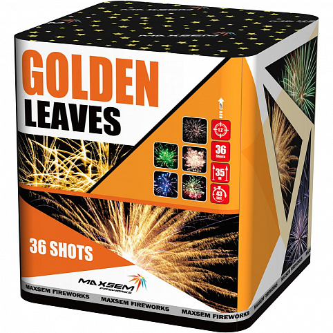 Baterie de artificii Golden Leaves